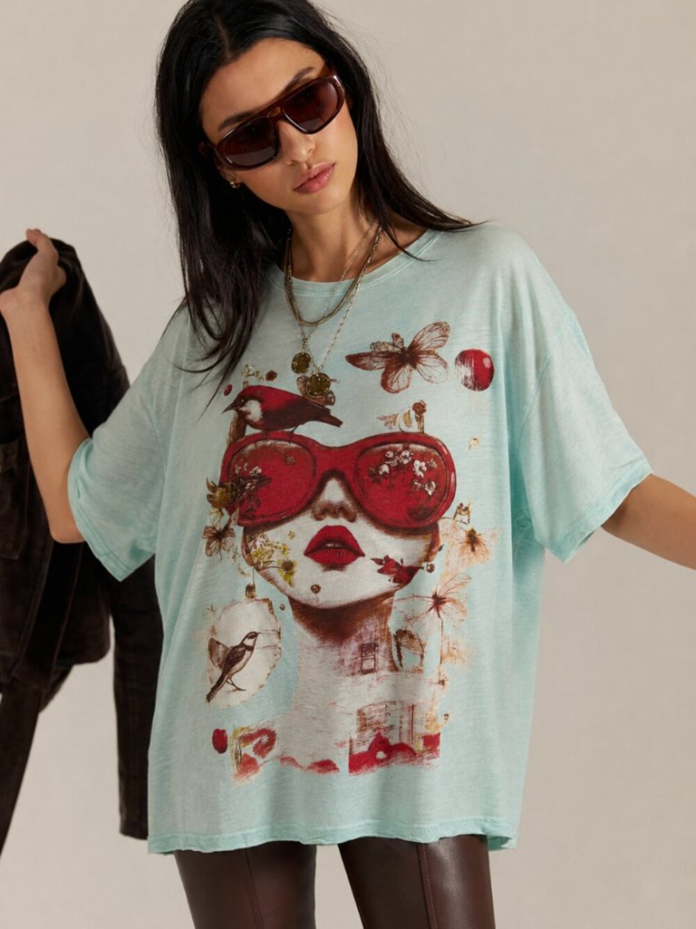 JADED GYPSY MOON DANCE TEE BUBBLE DREAMS TEE NWT